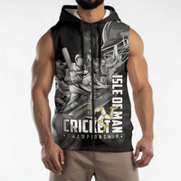 Personalized Isle of Man Cricket Sleeveless Zip Hoodie Go Champion - Wonder Print Shop