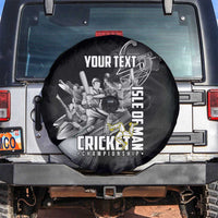 Personalized Isle of Man Cricket Spare Tire Cover Go Champion - Wonder Print Shop