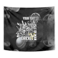 Personalized Isle of Man Cricket Tapestry Go Champion - Wonder Print Shop