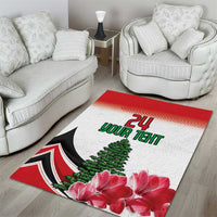Custom Lebanon Independence Day Area Rug Cyclamen Flowers Blooming - Wonder Print Shop