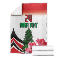 Custom Lebanon Independence Day Blanket Cyclamen Flowers Blooming