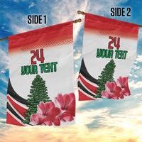 Custom Lebanon Independence Day Garden Flag Cyclamen Flowers Blooming - Wonder Print Shop