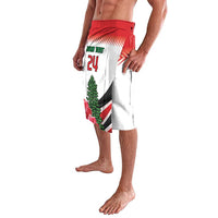 Custom Lebanon Independence Day Lavalava Cyclamen Flowers Blooming - Wonder Print Shop