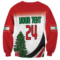 Custom Lebanon Independence Day Sweatshirt Cyclamen Flowers Blooming - Wonder Print Shop