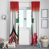 Custom Lebanon Independence Day Window Curtain Cyclamen Flowers Blooming - Wonder Print Shop