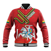 Personalized Lithuania Coat Of Arms Baseball Jacket Special Version - Wonder Print Shop