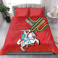 Personalized Lithuania Coat Of Arms Bedding Set Special Version - Wonder Print Shop