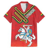 Personalized Lithuania Coat Of Arms Family Matching Mermaid Dress and Hawaiian Shirt Special Version - Wonder Print Shop