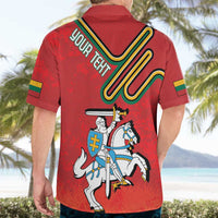 Personalized Lithuania Coat Of Arms Hawaiian Shirt Special Version - Wonder Print Shop