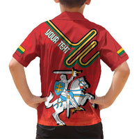 Personalized Lithuania Coat Of Arms Kid Hawaiian Shirt Special Version - Wonder Print Shop