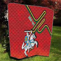 Personalized Lithuania Coat Of Arms Quilt Special Version - Wonder Print Shop