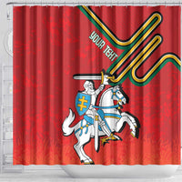 Personalized Lithuania Coat Of Arms Shower Curtain Special Version
