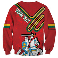 Personalized Lithuania Coat Of Arms Sweatshirt Special Version - Wonder Print Shop