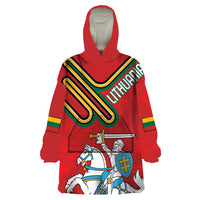 Personalized Lithuania Coat Of Arms Wearable Blanket Hoodie Special Version - Wonder Print Shop