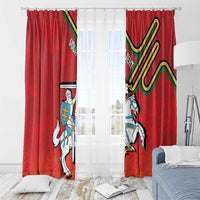 Personalized Lithuania Coat Of Arms Window Curtain Special Version - Wonder Print Shop