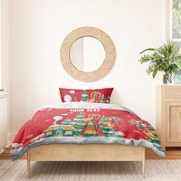 Romania Christmas Personalized Bedding Set Romanian Folklore Capra Goat - Wonder Print Shop