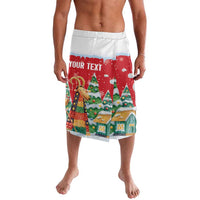 Romania Christmas Personalized Lavalava Romanian Folklore Capra Goat - Wonder Print Shop