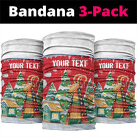 Romania Christmas Personalized Neck Gaiter Romanian Folklore Capra Goat - Wonder Print Shop