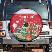 Romania Christmas Personalized Spare Tire Cover Romanian Folklore Capra Goat - Wonder Print Shop