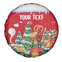 Romania Christmas Personalized Spare Tire Cover Romanian Folklore Capra Goat - Wonder Print Shop