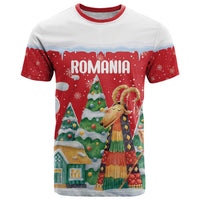 Romania Christmas Personalized T Shirt Romanian Folklore Capra Goat - Wonder Print Shop