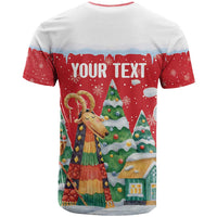 Romania Christmas Personalized T Shirt Romanian Folklore Capra Goat - Wonder Print Shop