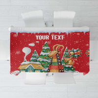 Romania Christmas Personalized Tablecloth Romanian Folklore Capra Goat - Wonder Print Shop