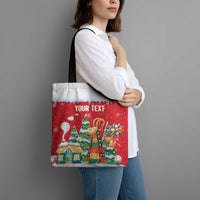 Romania Christmas Personalized Tote Bag Romanian Folklore Capra Goat - Wonder Print Shop