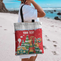Romania Christmas Personalized Tote Bag Romanian Folklore Capra Goat - Wonder Print Shop