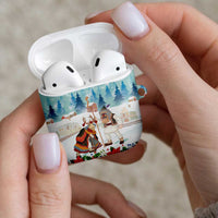 Romania Christmas AirPods Case Romanian Folklore Traditional Christmas Mask - Wonder Print Shop
