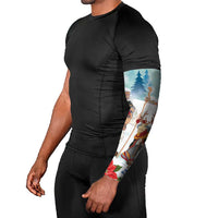 Romania Christmas Arm Sleeves Romanian Folklore Traditional Christmas Mask - Wonder Print Shop