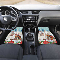 Romania Christmas Car Mats Romanian Folklore Traditional Christmas Mask - Wonder Print Shop
