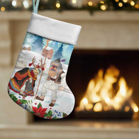 Romania Christmas Stocking Romanian Folklore Traditional Christmas Mask - Wonder Print Shop