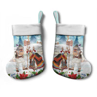 Romania Christmas Stocking Romanian Folklore Traditional Christmas Mask - Wonder Print Shop