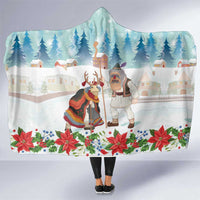 Romania Christmas Hooded Blanket Romanian Folklore Traditional Christmas Mask - Wonder Print Shop