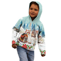 Romania Christmas Kid Hoodie Romanian Folklore Traditional Christmas Mask - Wonder Print Shop