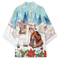 Romania Christmas Kimono Romanian Folklore Traditional Christmas Mask - Wonder Print Shop