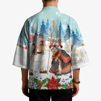 Romania Christmas Kimono Romanian Folklore Traditional Christmas Mask - Wonder Print Shop