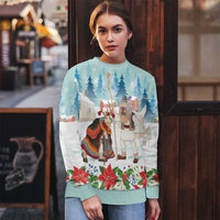 Romania Christmas Ugly Christmas Sweater Romanian Folklore  Traditional Christmas Mask - Wonder Print Shop