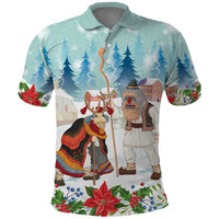 Romania Christmas Polo Shirt Romanian Folklore Traditional Christmas Mask - Wonder Print Shop