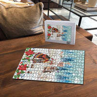 Romania Christmas Puzzle Romanian Folklore Traditional Christmas Mask - Wonder Print Shop