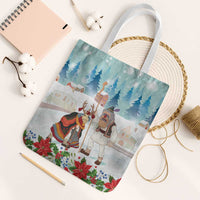 Romania Christmas Tote Bag Romanian Folklore Traditional Christmas Mask - Wonder Print Shop