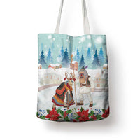 Romania Christmas Tote Bag Romanian Folklore Traditional Christmas Mask - Wonder Print Shop