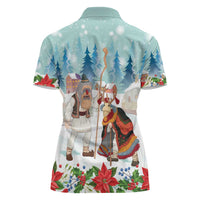Romania Christmas Women Polo Shirt Romanian Folklore Traditional Christmas Mask - Wonder Print Shop