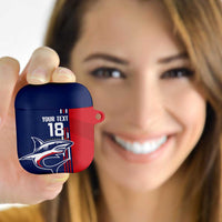 Cape Verde Football AirPods Case Tubaroes Azuis Pride - Wonder Print Shop