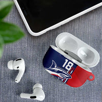 Cape Verde Football AirPods Case Tubaroes Azuis Pride - Wonder Print Shop