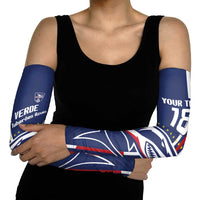 Cape Verde Football Arm Sleeves Tubaroes Azuis Pride - Wonder Print Shop