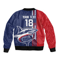 Cape Verde Football Bomber Jacket Tubaroes Azuis Pride - Wonder Print Shop