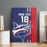 Cape Verde Football Canvas Wall Art Tubaroes Azuis Pride - Wonder Print Shop