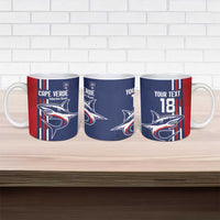 Cape Verde Football Ceramic Mug Tubaroes Azuis Pride - Wonder Print Shop